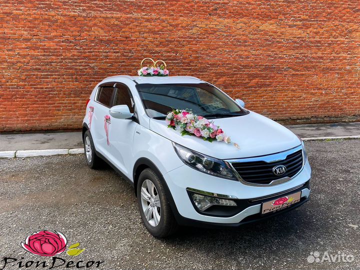 Свадебные украшения на машину № 70