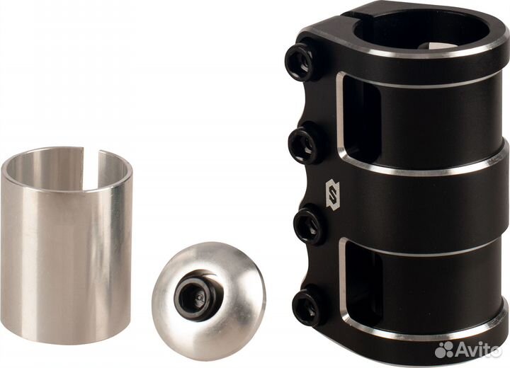 Зажим skip Quadruple черный Kra60