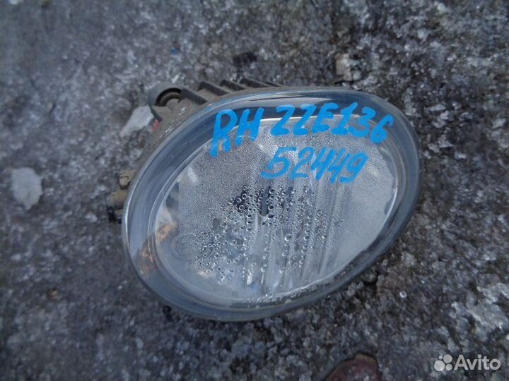 Туманка правая Toyota Voltz ZZE136 1ZZ-FE 2002