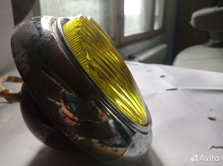 Противотуманные фары СССР жёлтые