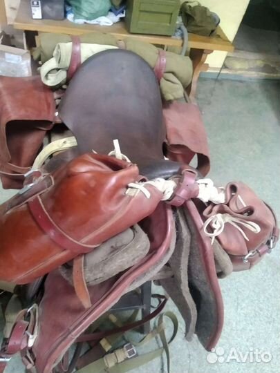 Комплект кавалерийского драгунского седла СССР