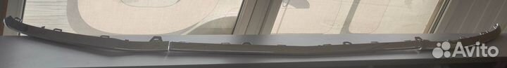 Спойлер бампера хром w212