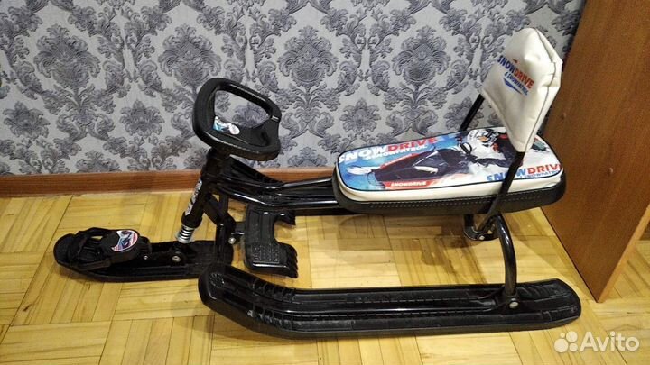 Снегокат со спинкой