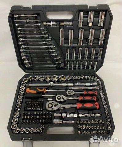 Набор инструментов 218 предметов в защитном кейсе