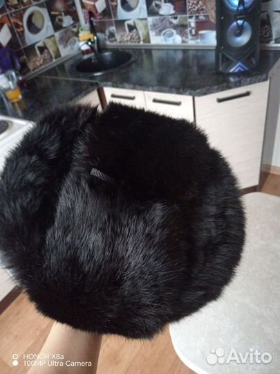 Шапка ушанка из кролика