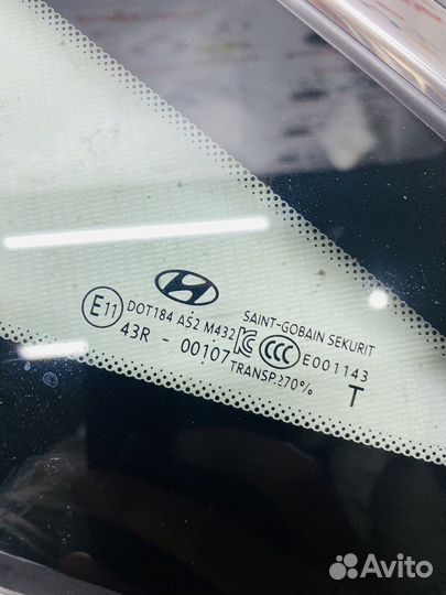 Форточка задняя левая на hyundai sonata 7LF