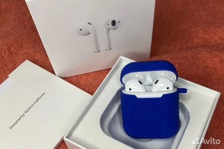 Наушники Airpods 2 + чехол