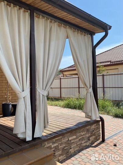 Уличные шторы для беседки и веранды