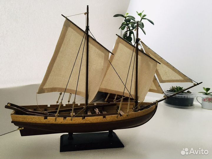 Сборная модель корабля, баркас Баунти