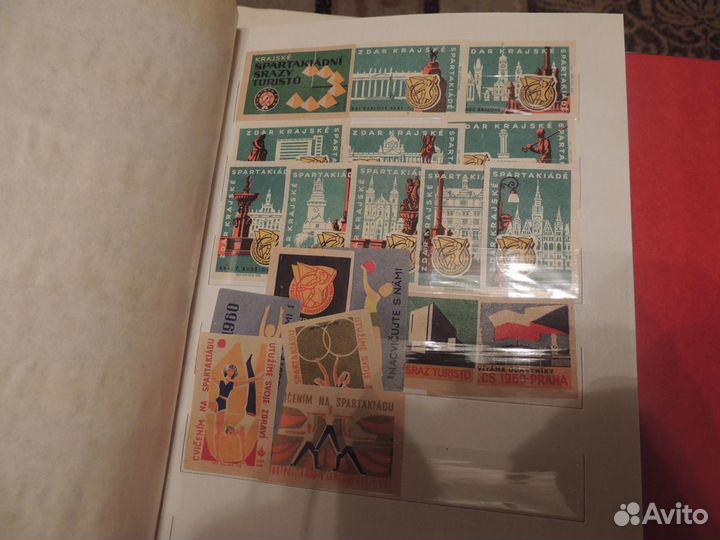 Этикетки от спичек СССР и соцстран 2 кляссера