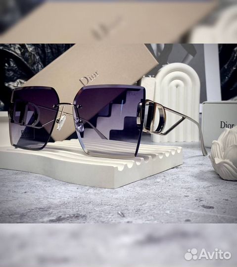 Очки Dior фиолетовые женские