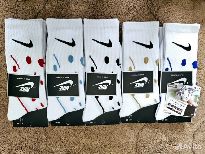 Nike Носки мужские хлопок упаковка 10 пар