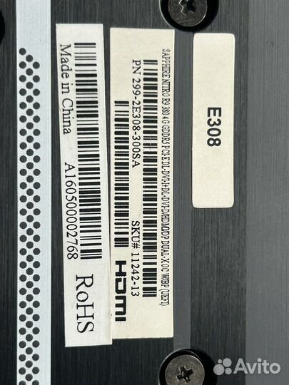 Видеокарта Sapphire nitro+ R9 380 4GB