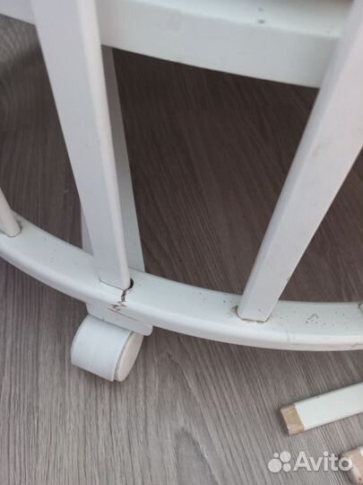 Детская кроватка круглая овальная