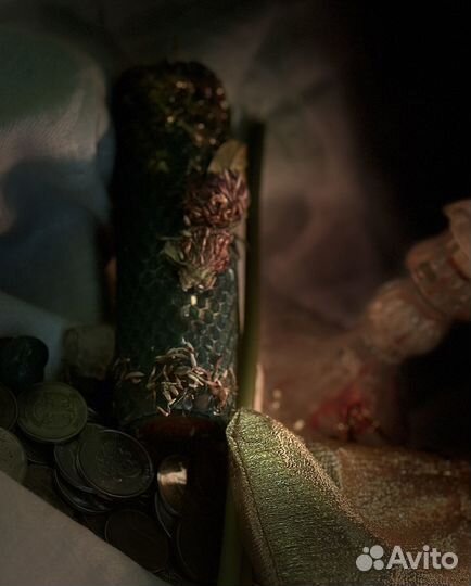 Программные свечи с травами ручной работы