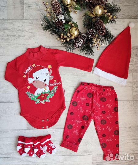 Костюм новогодний, размер 80