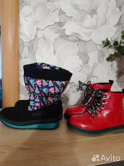 Ботинки + сапоги 28-29 размер