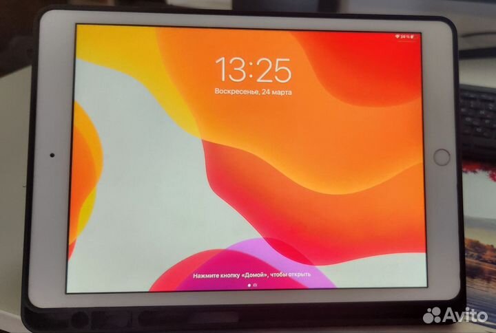 iPad 10.2 32Gb Wi-Fi silver с кейсом