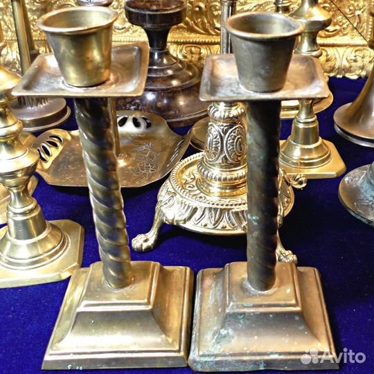 Подсвечники.Англия.Коллекция.Старинные