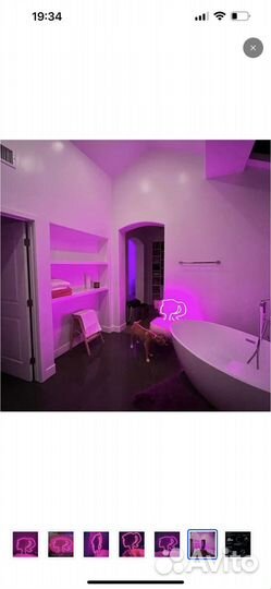 Неоновая вывеска Барби