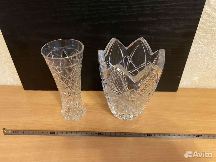 Вазы для цветов хрустальные СССР