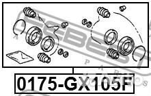 Ремкомплект суппорта тормозного переднего