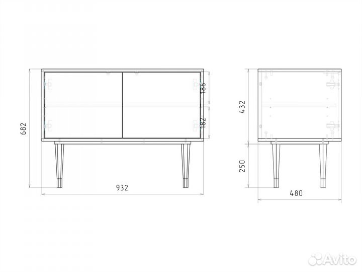 Комод Storyz S1 Champagne Story - Белый