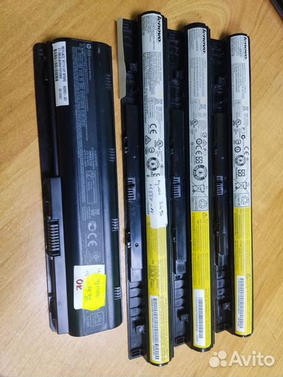 Аккумуляторы для ноутбуков, б.у. рабочие