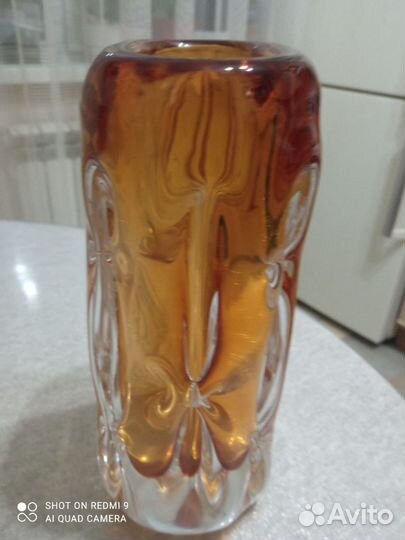 Ваза из мурановского стекла