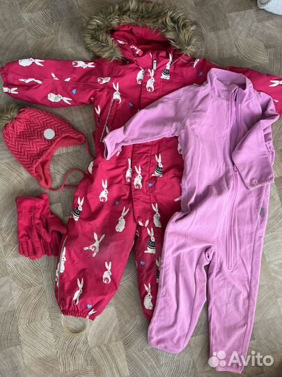 Комплект зимних комбинезонов 98 reima lassie
