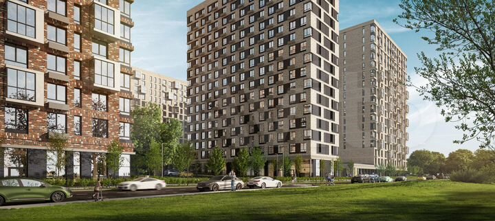 1-к. квартира, 35,6 м², 9/17 эт.