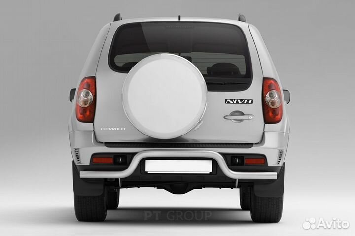 Защита заднего бампера 63мм 