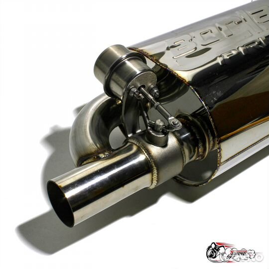 Глушитель Borla style с вакуумной заслонкой