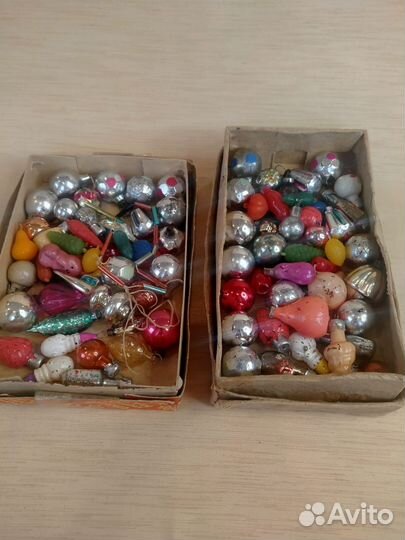 Набор елочных игрушек для маленькой ёлки