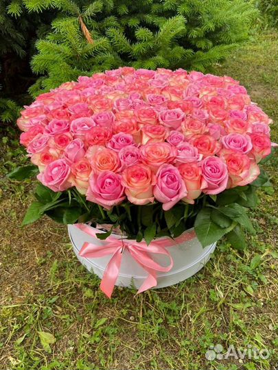 Роза. Шляпные коробки и корзина в Новосибирске