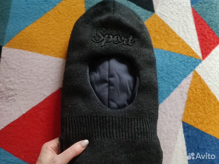 Шапка шлем зимний