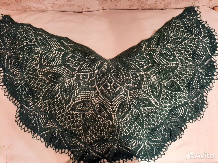 Шаль ручной работы