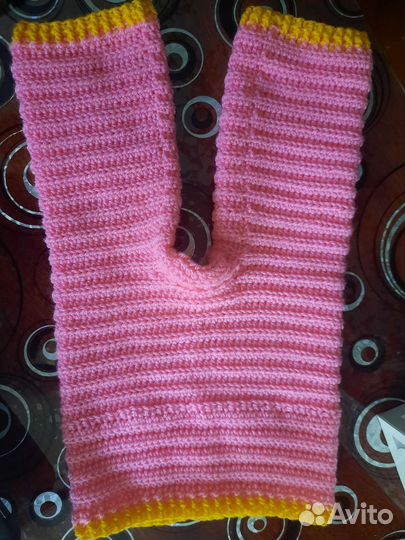 Вязанный комплект для малыша, ручная работа. Новый