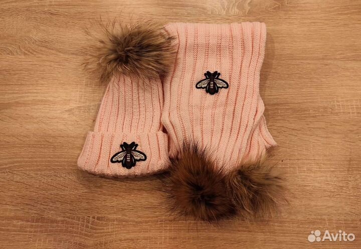 Детский набор из шапки и шарфа Gucci