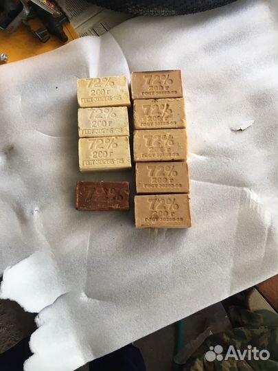 Мыло хозяйственно советское