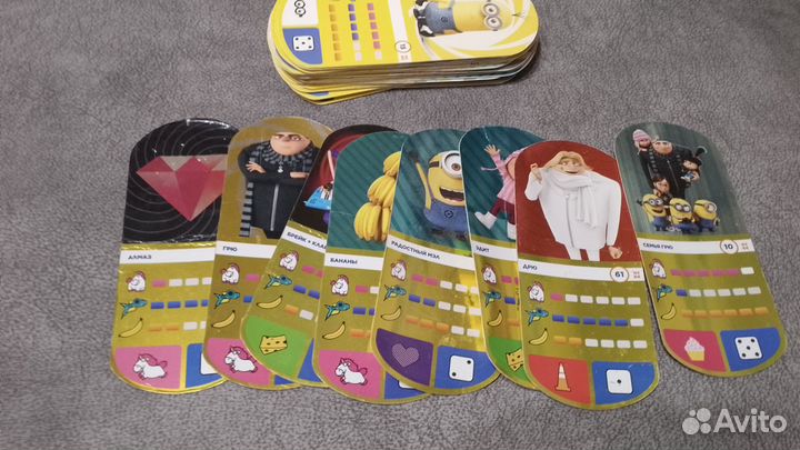 Карточки миньон магнит