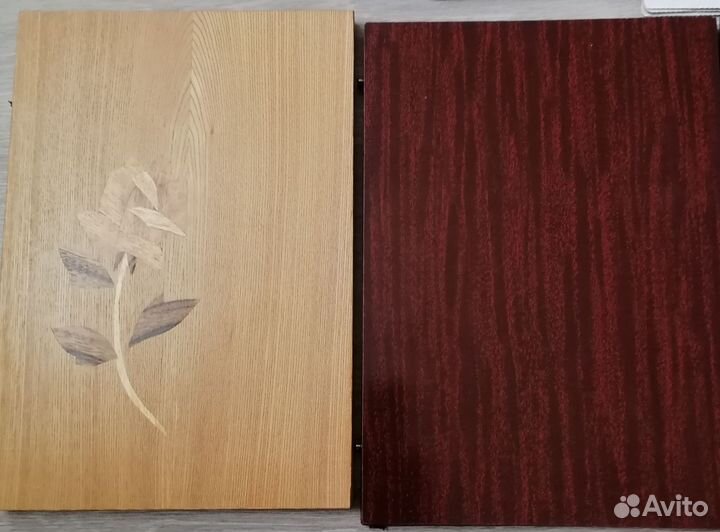 Короб архивный и папки из дерева