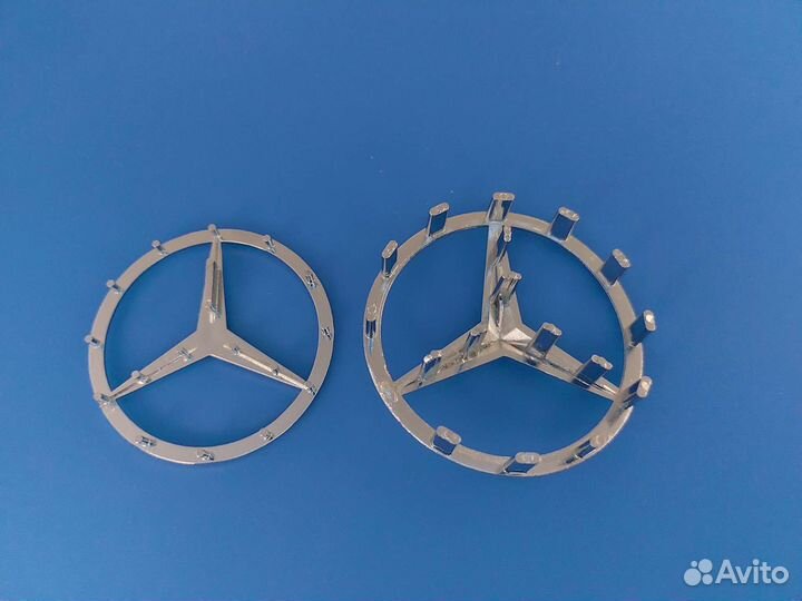 Эмблема, звезда, шильдик, значёк на руль Mercedes