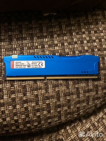 Оперативная память ddr3 8 gb HyperX Fury