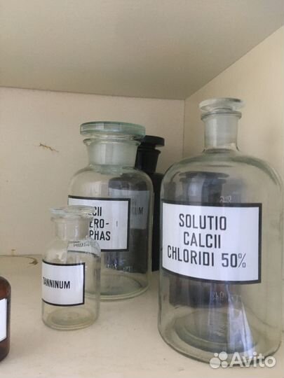 Аптечная посуда, мебель