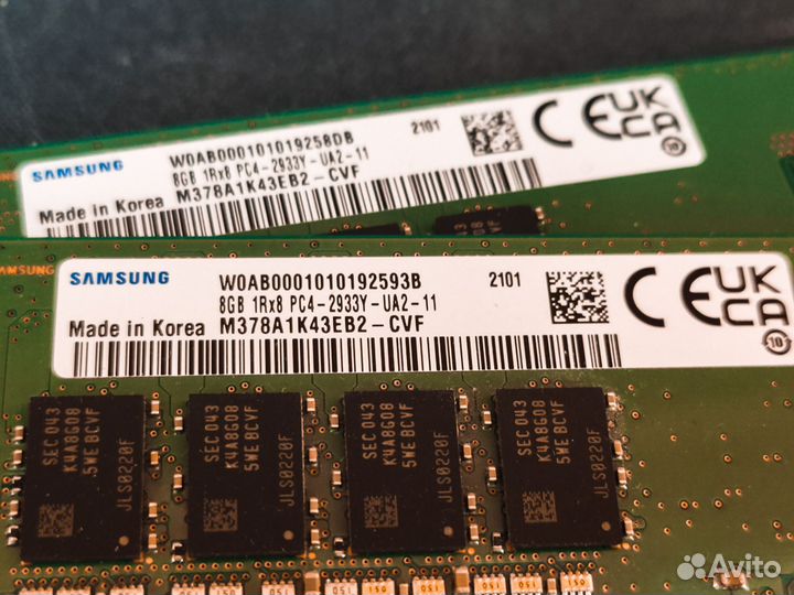 Оперативная память ddr4 16gb 2933 Samsung