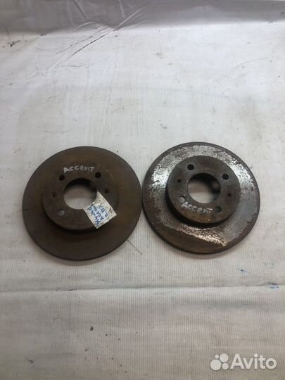 Тормозные диски передние Hyundai Accent