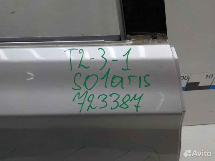 Б/У Б/У Дверь задняя правая Hyundai Solaris 2010