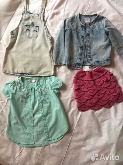 Детские вещи пакетом для девочек 104 110-122