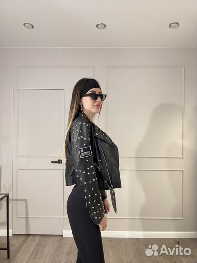 Кожаная косуха Снежная королева